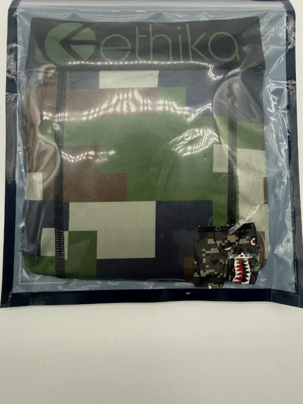 New Ethika The Mid Fit Boxer Briefs Men's Size XL Camo Stretch Underwear